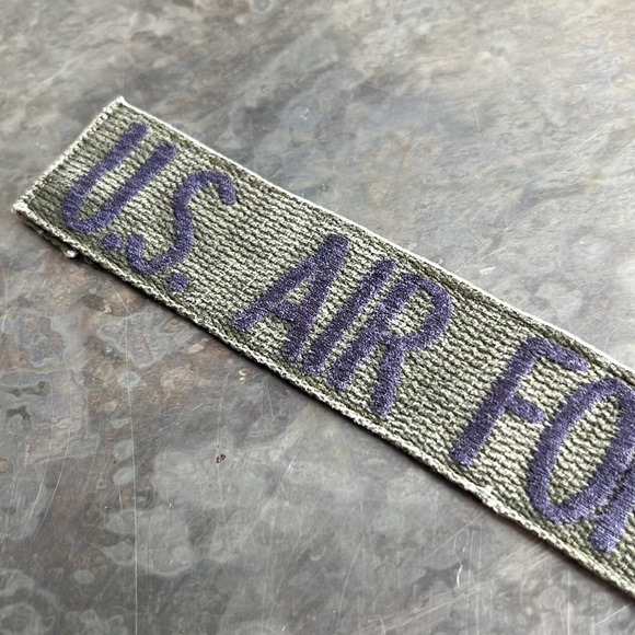 U.S. AIR FORCE embroidered tape patch - Vintage - Picture 6 of 10